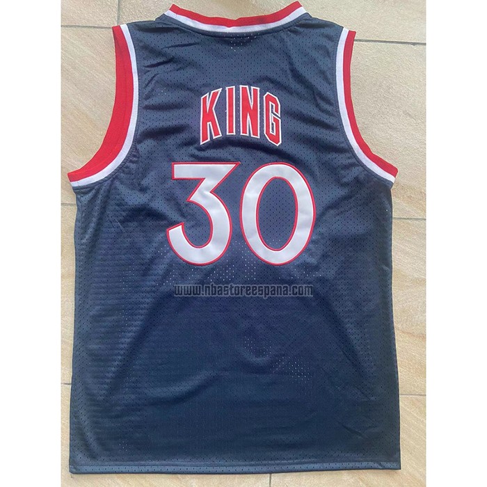 Camiseta New York Knicks Bernard King NO 30 Mitchell & Ness 1982-83 Azul
